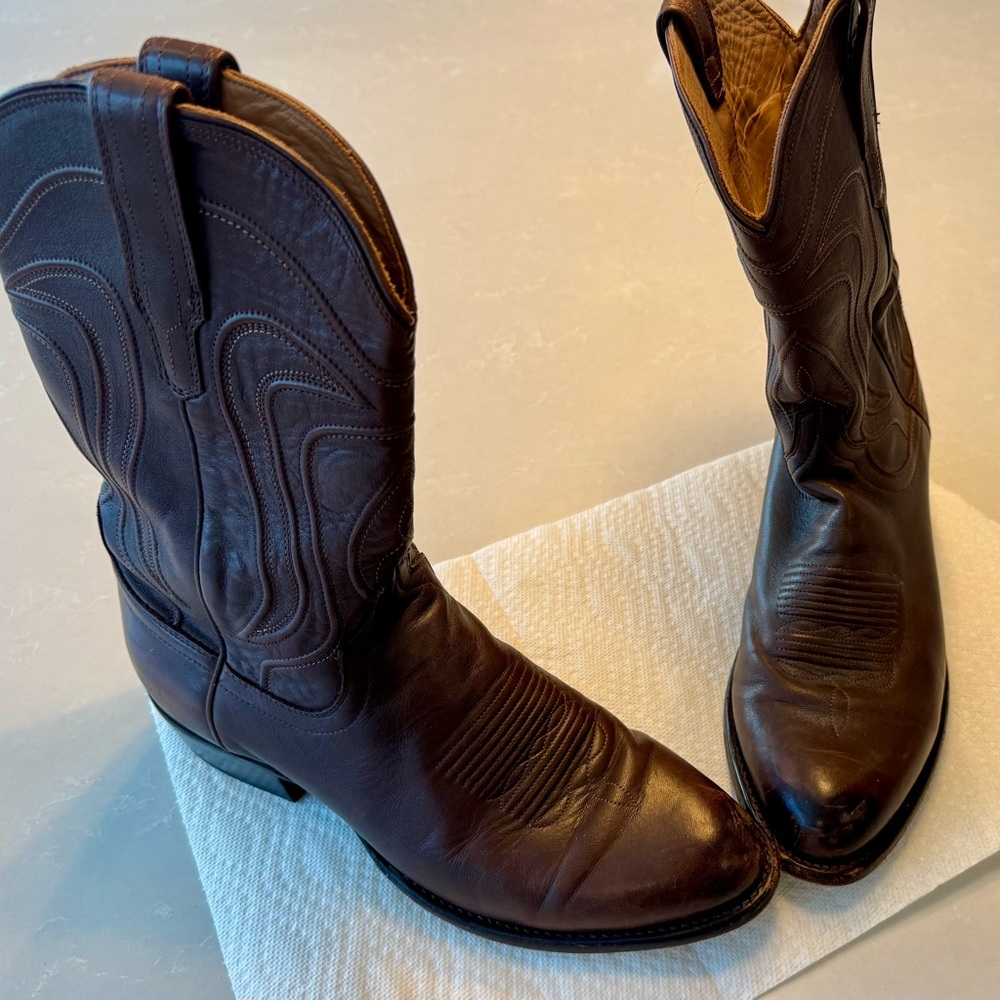 Tecovas Men's Brown Cowboy Boots Size 10